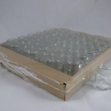 Hexagonale (6kantige) glazen pot 45ml (50gram) per 45 stuks (zonder deksel 43mm)