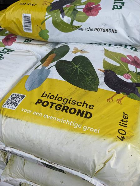 Biologische Potgrond 40liter - Bio-Kultura - verkoop alleen Vaassen
