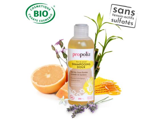 BIO Milde shampoo met honing en bamboe 200 ml - Propolia
