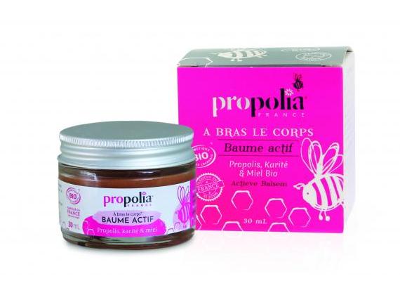 Actieve balsem met propolis en honing, BIO 30ml - Propolia