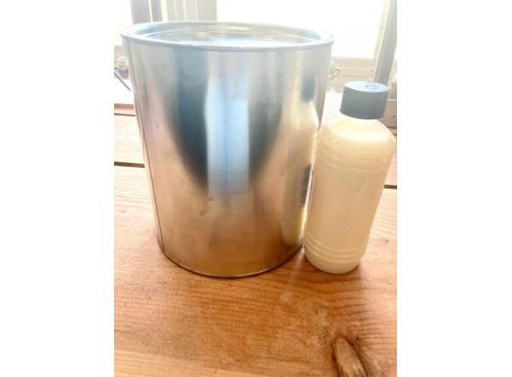 Vloeibare bijenboenwas wit/blanc - 5 liter