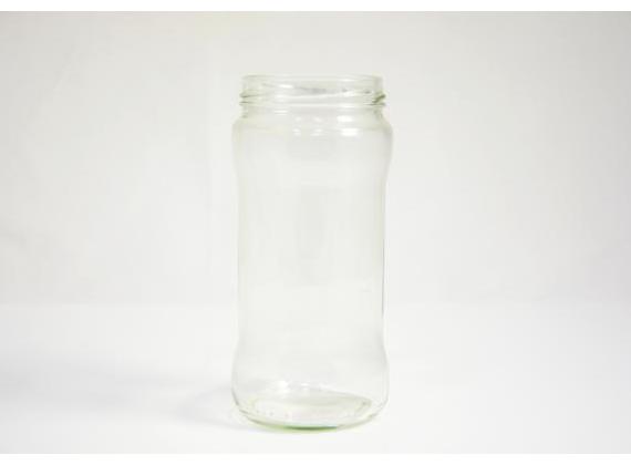 Glazen pot -rond Bobine- 370ml  per 20 stuks (450gram) -zonder deksel 63mm