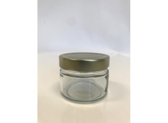 Premium Glazen pot 136ml (160gram) zonder deksel 66mm DTO - 20 stuks