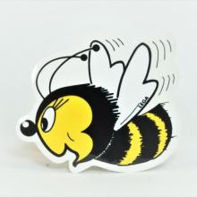 Bijen sticker 9cm doorsnede