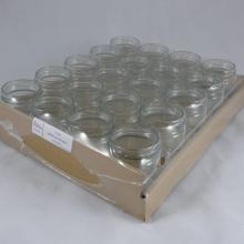 Glazen pot -rond-  212ml (250gram) per 20 stuks (zonder deksel 63mm)